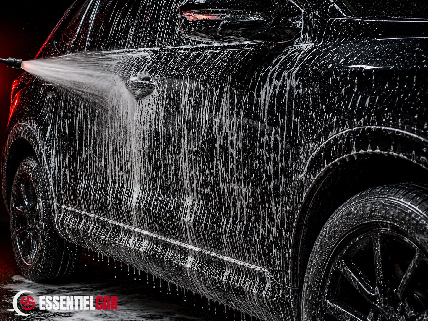 SUV propre après pulvérisateur lance mousse ESSENTIEL CAR