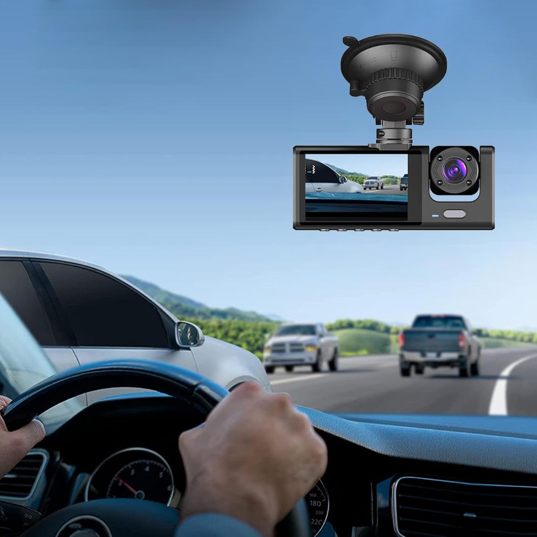 dashcam haute définition capturing road view with clear video quality